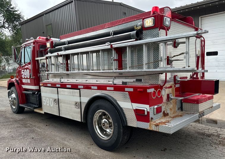 image for item NL9920 1999 Freightliner  FL70 pumper fire truck