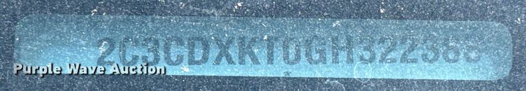 image for item NL9978 2016 Dodge Charger Police 