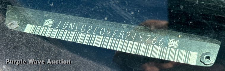 image for item NL9979 2014 Chevrolet  Tahoe Police SUV