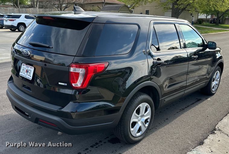 image for item NT9120 2018 Ford Explorer Police Interceptor SUV