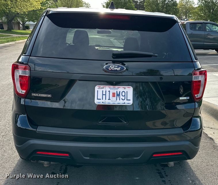 image for item NT9120 2018 Ford Explorer Police Interceptor SUV