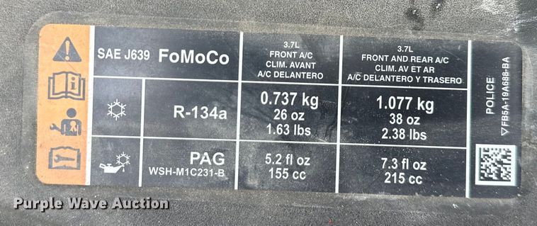 image for item NT9120 2018 Ford Explorer Police Interceptor SUV