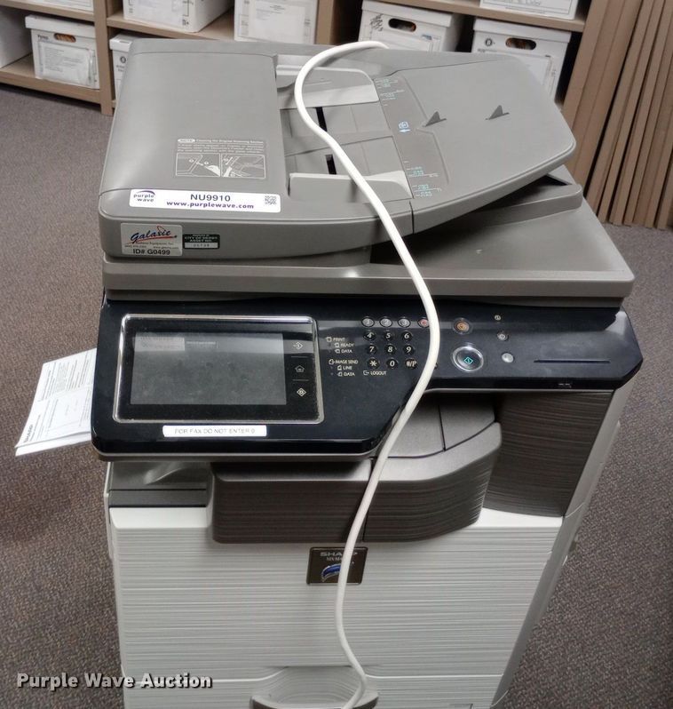 image for item NU9910 Sharp MX-M464 printer