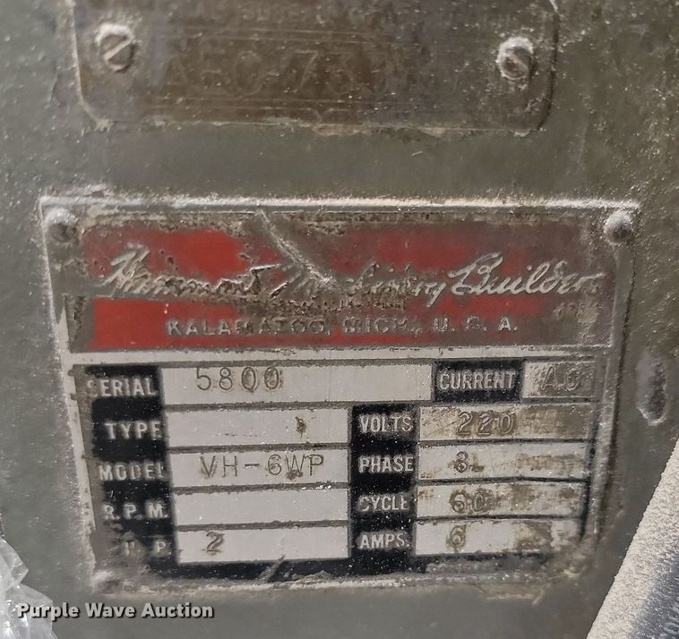 image for item OD9537 Hammond Machinery VH-6WP belt sander