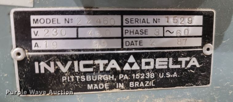 image for item OD9546 1987 Invicta Delta 22460 RC 51 planer