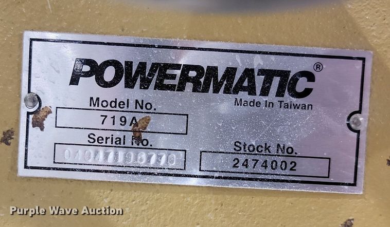 image for item OD9557 Power Matic  719A hollow chisel mortiser