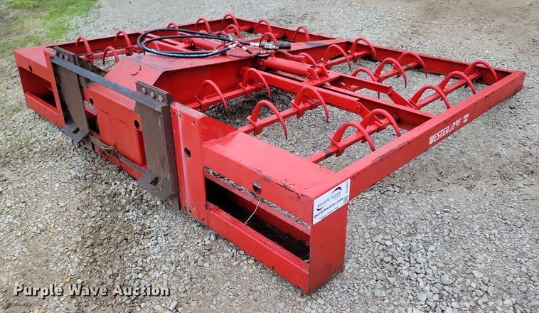 image for item DG0651 Westendorf skid steer bale accumulator grapple
