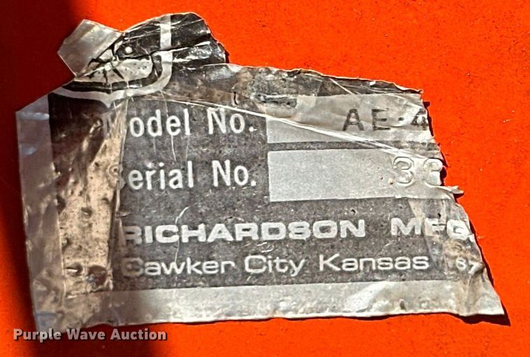 image for item DK6651 Richardson sweep plow