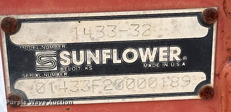 image for item DK6907 Sunflower 1433-32 double off-set disk