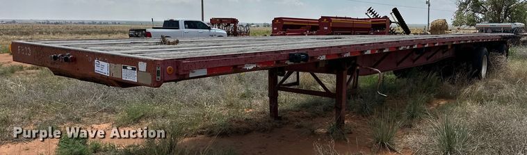 image for item DK6924 1995 Fruehauf PBA-1T2L-481 flatbed trailer