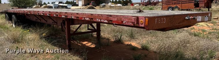 image for item DK6924 1995 Fruehauf PBA-1T2L-481 flatbed trailer