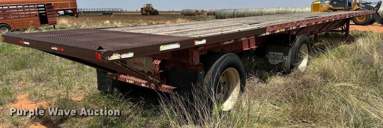 image for item DK6924 1995 Fruehauf PBA-1T2L-481 flatbed trailer