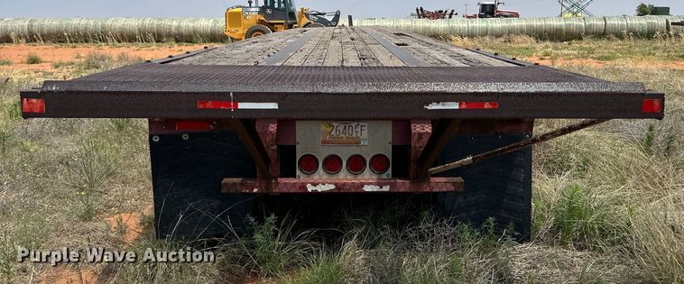 image for item DK6924 1995 Fruehauf PBA-1T2L-481 flatbed trailer