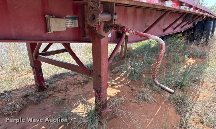 image for item DK6924 1995 Fruehauf PBA-1T2L-481 flatbed trailer