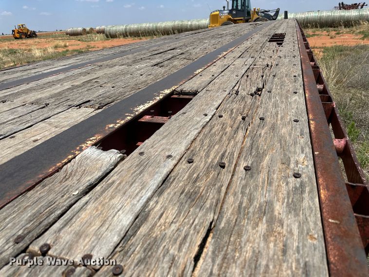 image for item DK6924 1995 Fruehauf PBA-1T2L-481 flatbed trailer