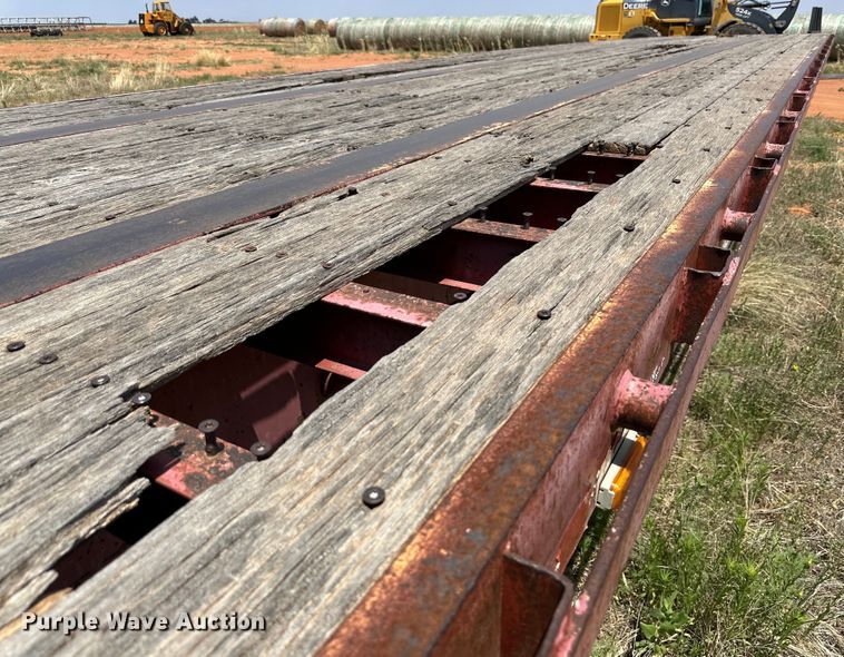 image for item DK6924 1995 Fruehauf PBA-1T2L-481 flatbed trailer