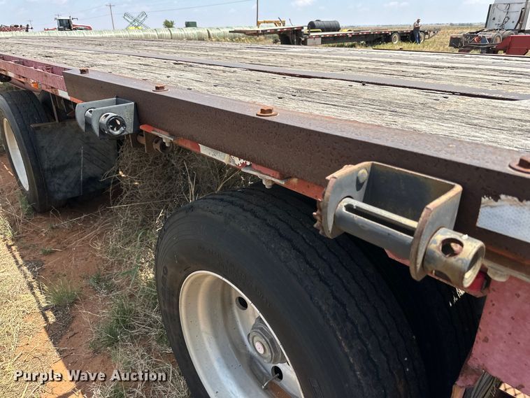 image for item DK6924 1995 Fruehauf PBA-1T2L-481 flatbed trailer