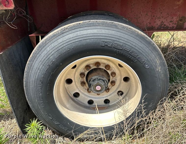 image for item DK6924 1995 Fruehauf PBA-1T2L-481 flatbed trailer