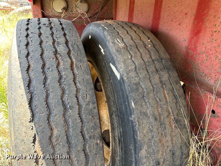 image for item DK6924 1995 Fruehauf PBA-1T2L-481 flatbed trailer