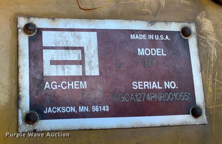 image for item DM7857 2006 RoGator 1274C spreader