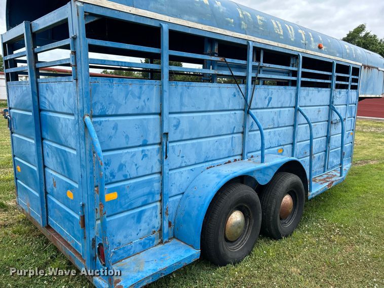 image for item DO6528 1987 W-W Trailer Mfg. livestock trailer