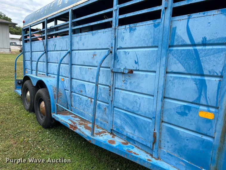 image for item DO6528 1987 W-W Trailer Mfg. livestock trailer