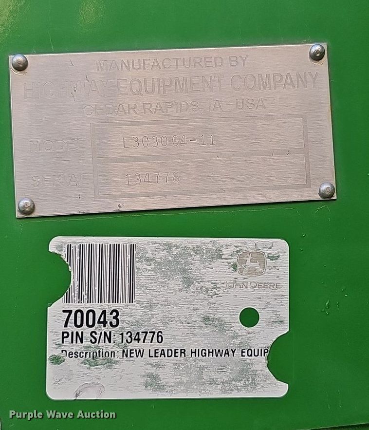 image for item DP6414 2012 John Deere 4940 spreader