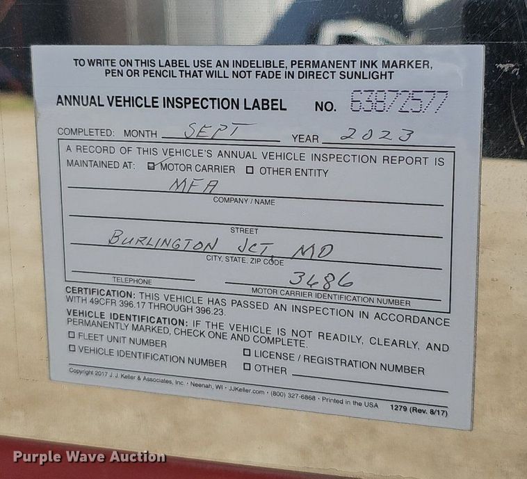 image for item DP6455 2000 Freightliner FLD 120 seed tender truck