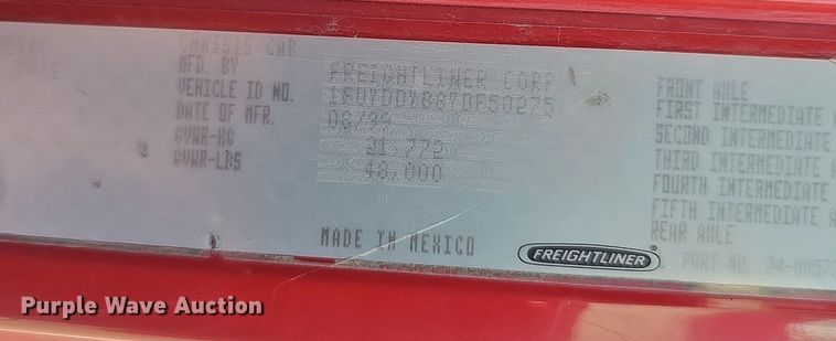 image for item DP6455 2000 Freightliner FLD 120 seed tender truck