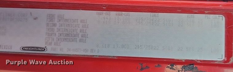 image for item DP6455 2000 Freightliner FLD 120 seed tender truck