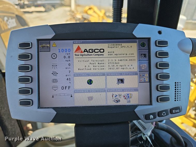 image for item DP6457 2012 RoGator RG900 sprayer