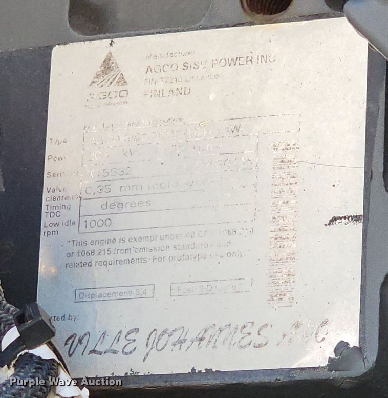 image for item DP6457 2012 RoGator RG900 sprayer