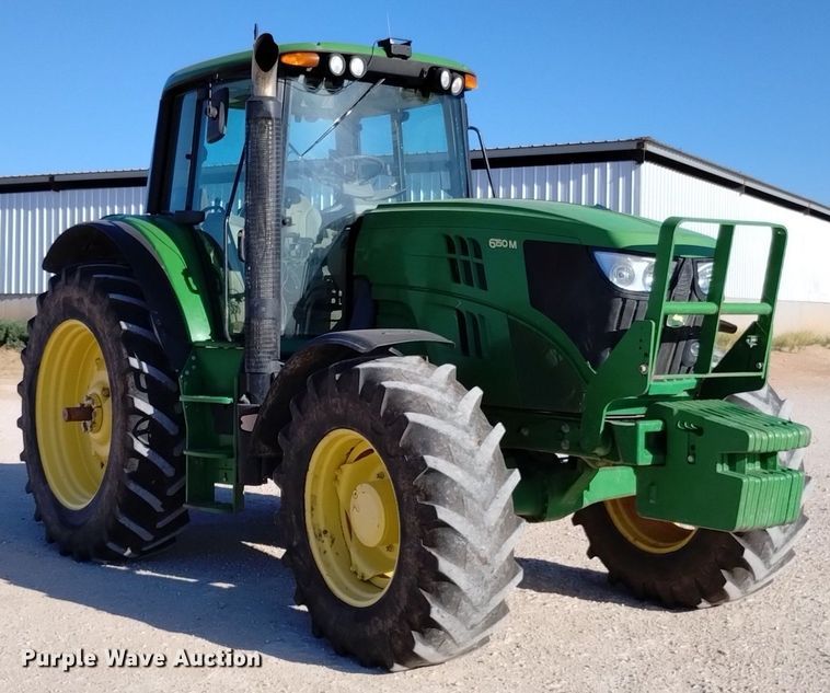 2014 John Deere 6150M MFWD tractor in Dalhart, TX Item DQ6121 for sale Purple Wave