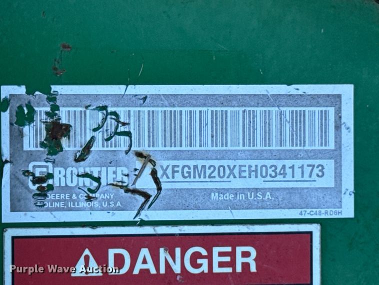 image for item DX0735 Frontier GM2072 rotary mower