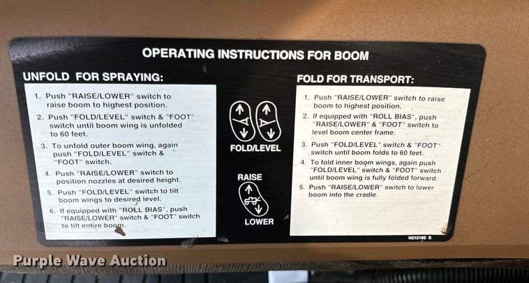 image for item DX0772 2009 John Deere 4830 sprayer