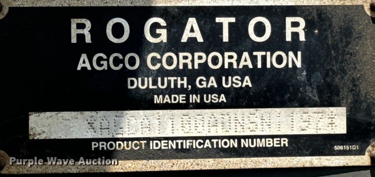 image for item DX0773 RoGator  RG1100 spreader