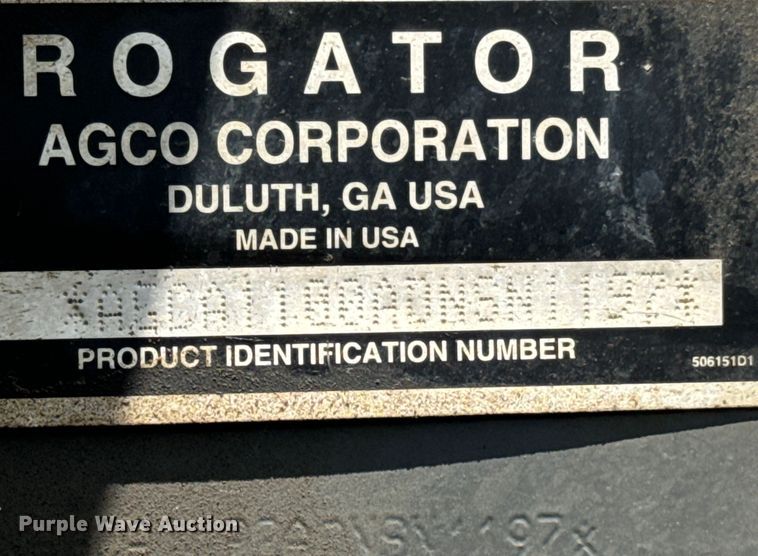 image for item DX0773 RoGator  RG1100 spreader