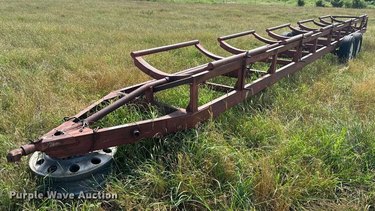 image for item EH3962 Shop built hay bale trailer