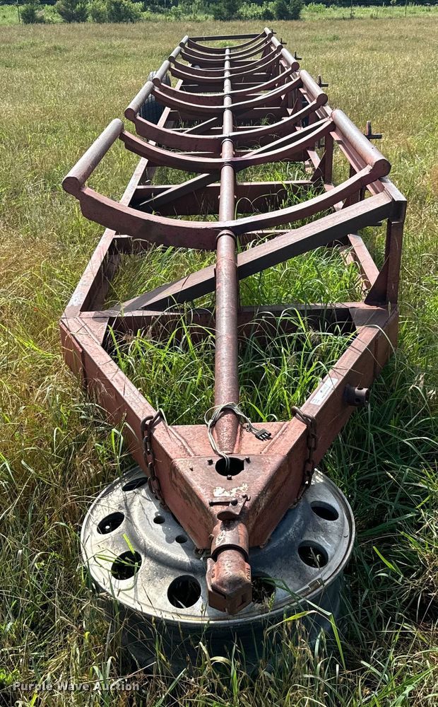 image for item EH3962 Shop built hay bale trailer