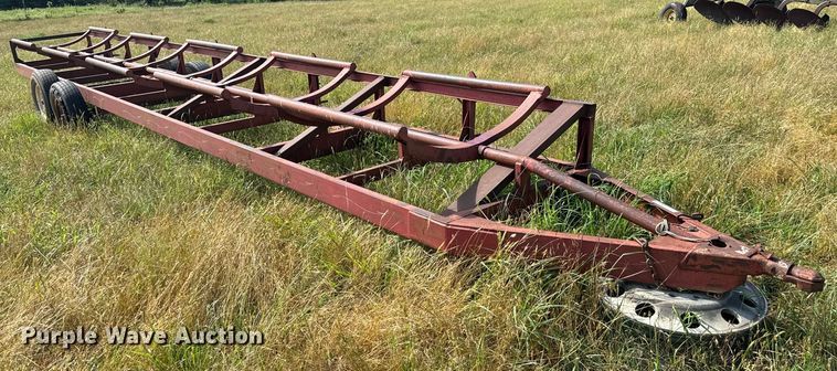 image for item EH3962 Shop built hay bale trailer
