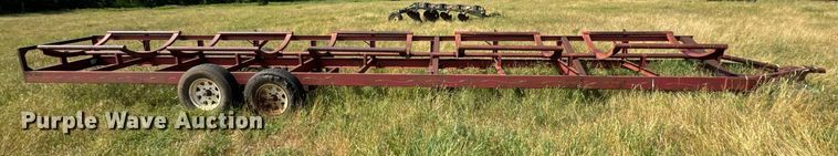image for item EH3962 Shop built hay bale trailer