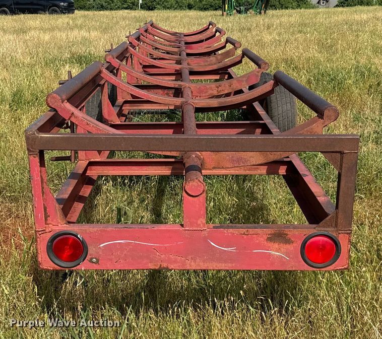 image for item EH3962 Shop built hay bale trailer