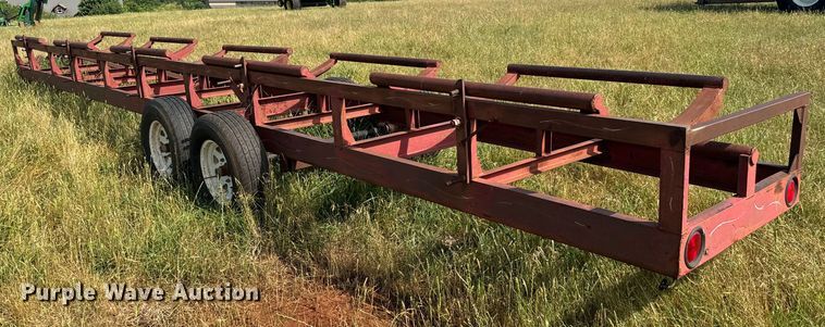 image for item EH3962 Shop built hay bale trailer
