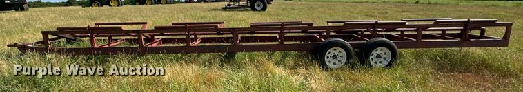 image for item EH3962 Shop built hay bale trailer