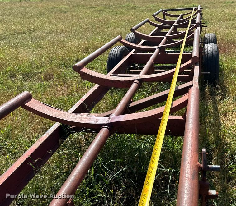 image for item EH3962 Shop built hay bale trailer