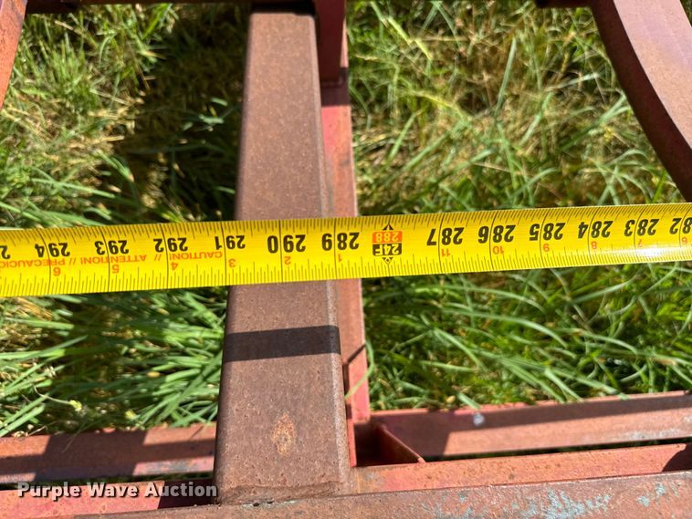 image for item EH3962 Shop built hay bale trailer
