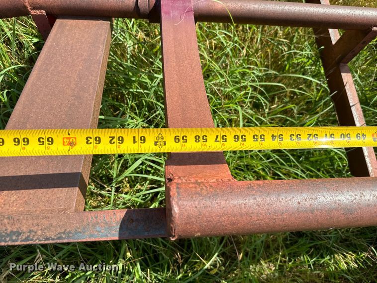 image for item EH3962 Shop built hay bale trailer