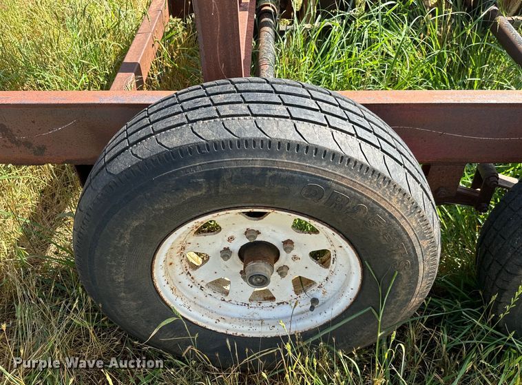 image for item EH3962 Shop built hay bale trailer