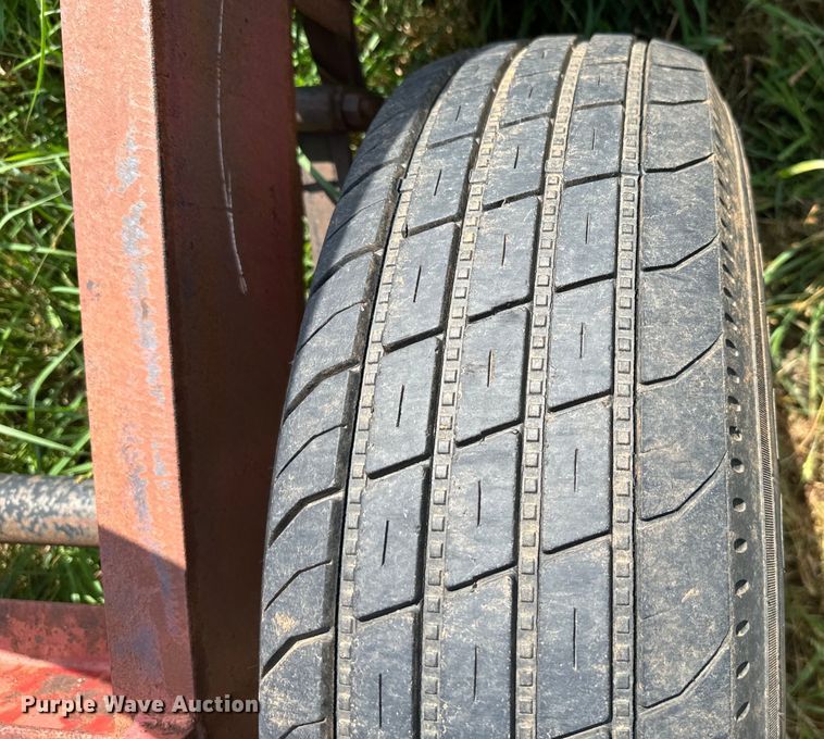 image for item EH3962 Shop built hay bale trailer