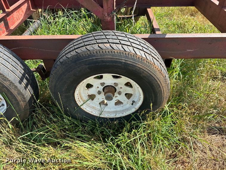 image for item EH3962 Shop built hay bale trailer